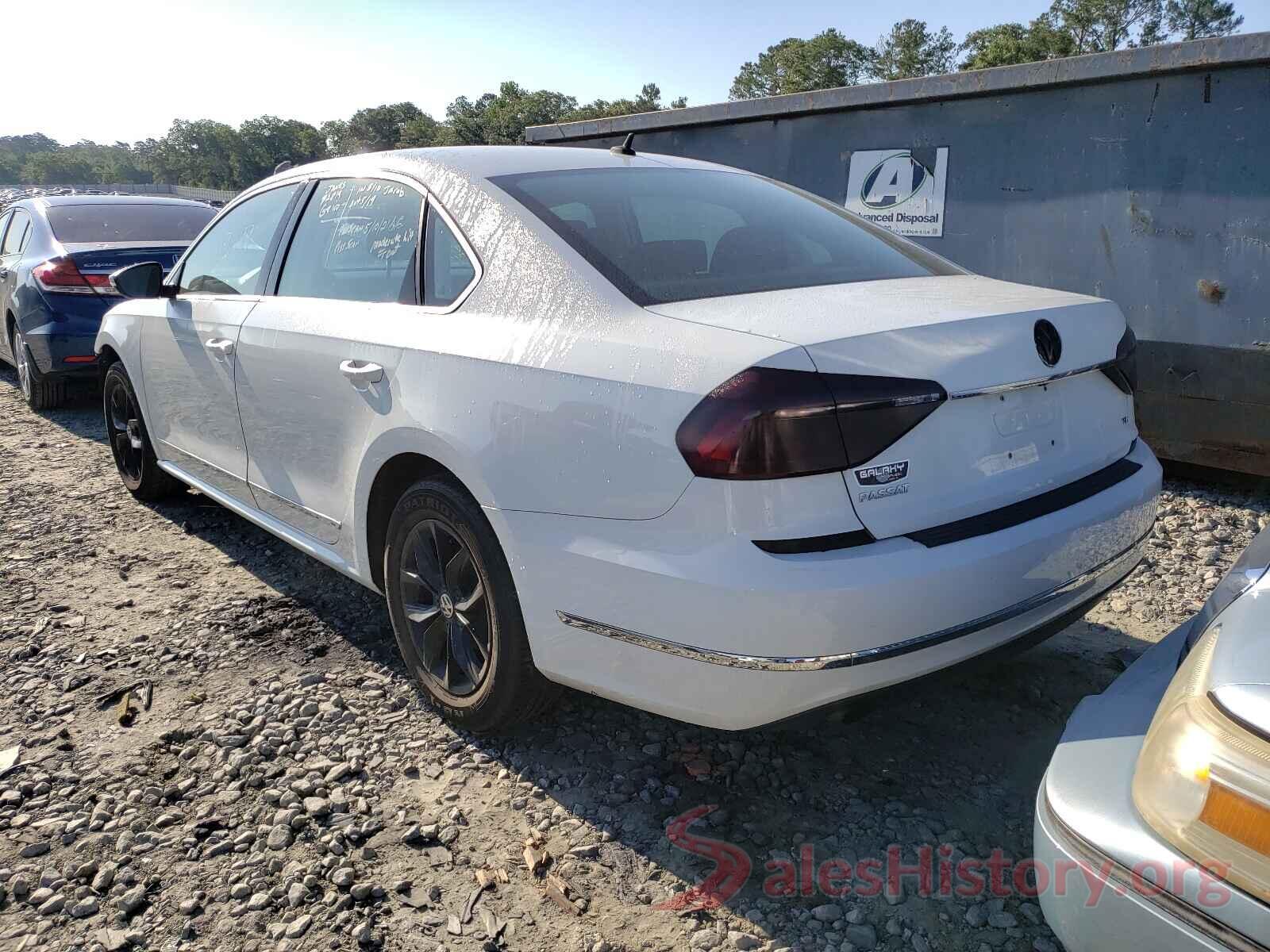 1VWAT7A38GC042001 2016 VOLKSWAGEN PASSAT