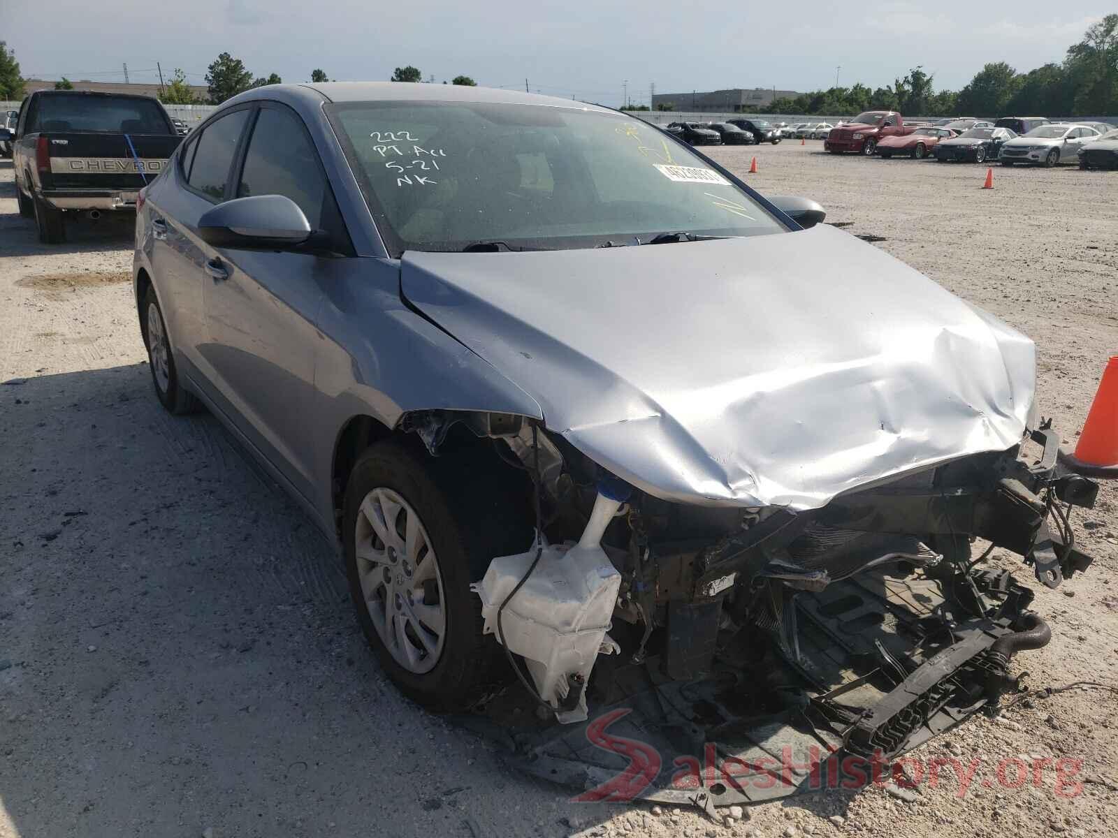 5NPD74LF8HH132748 2017 HYUNDAI ELANTRA