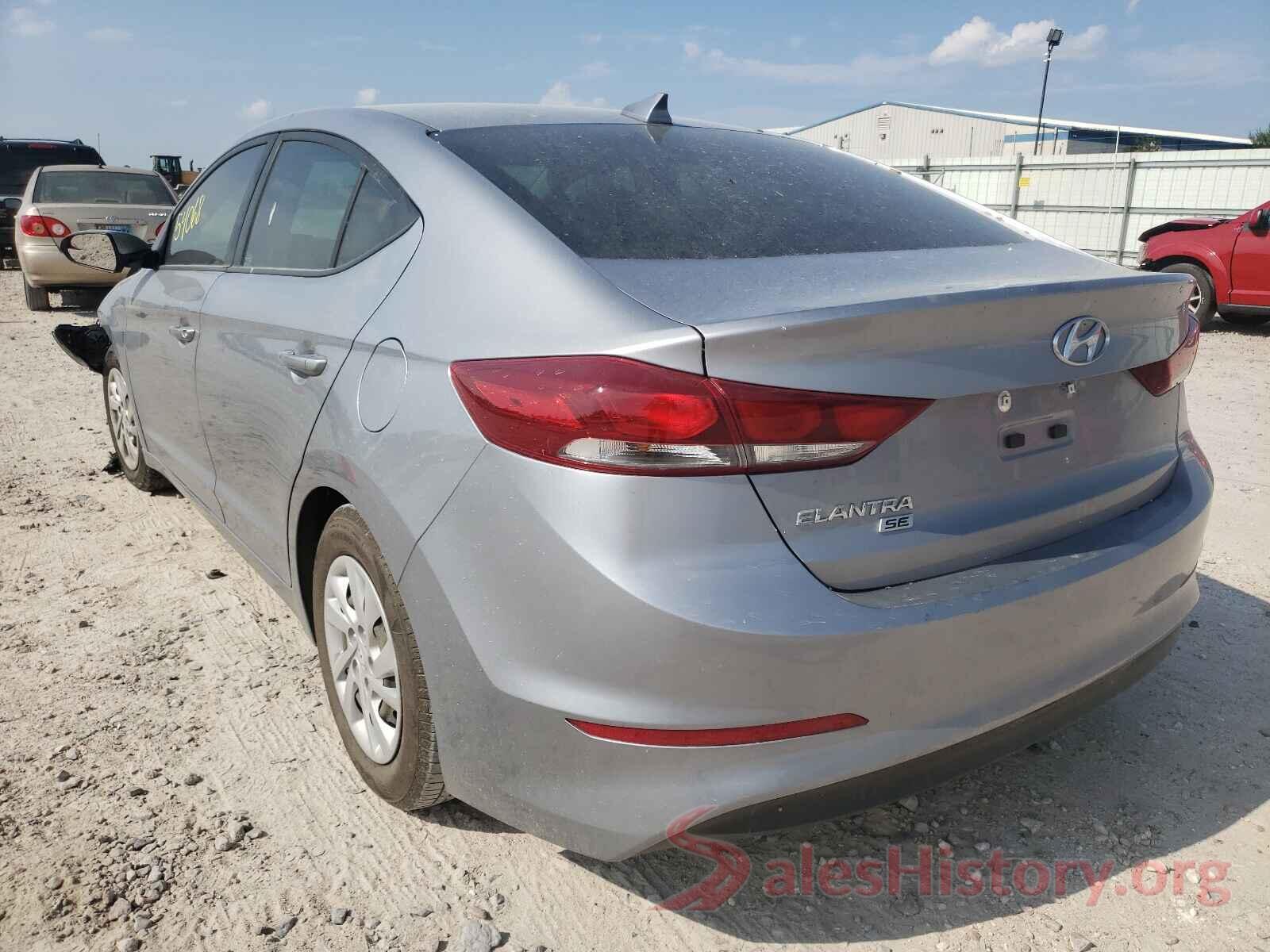 5NPD74LF8HH132748 2017 HYUNDAI ELANTRA