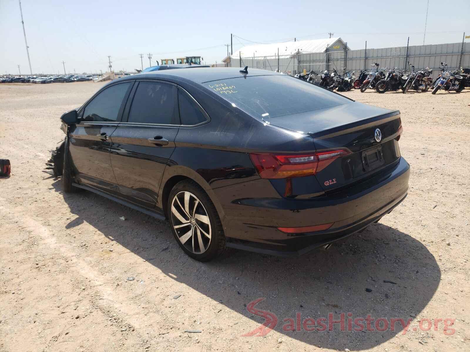 3VW6T7BU3KM266801 2019 VOLKSWAGEN JETTA