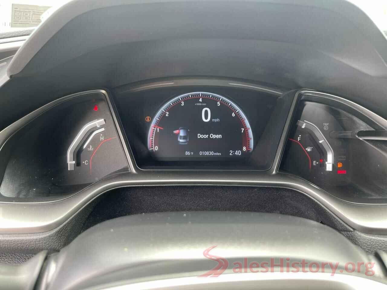 2HGFC1E55KH701712 2019 HONDA CIVIC