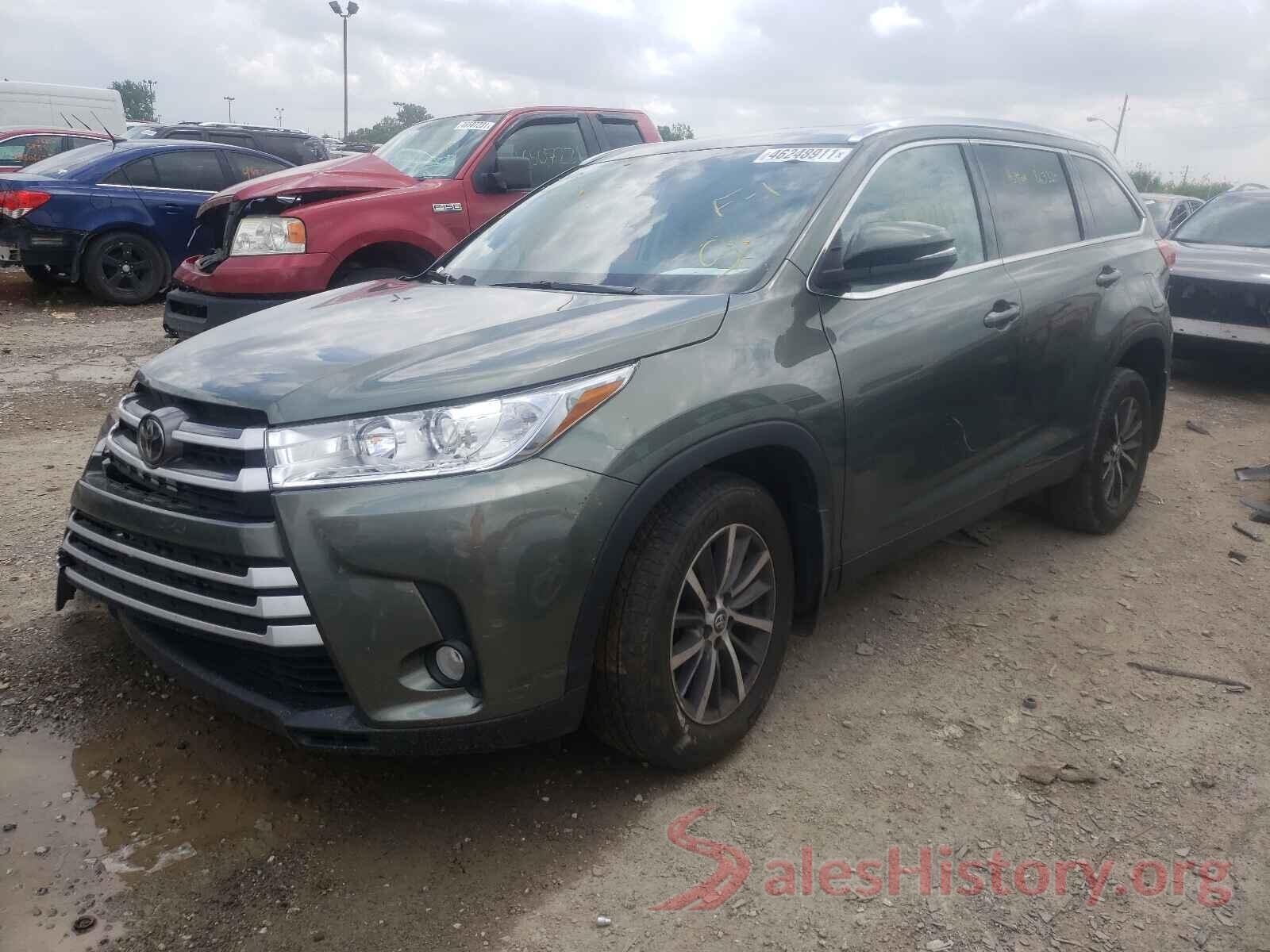 5TDJZRFH0KS951701 2019 TOYOTA HIGHLANDER