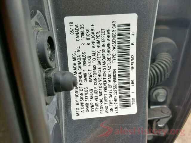 2HGFC2F56JH568204 2018 HONDA CIVIC LX