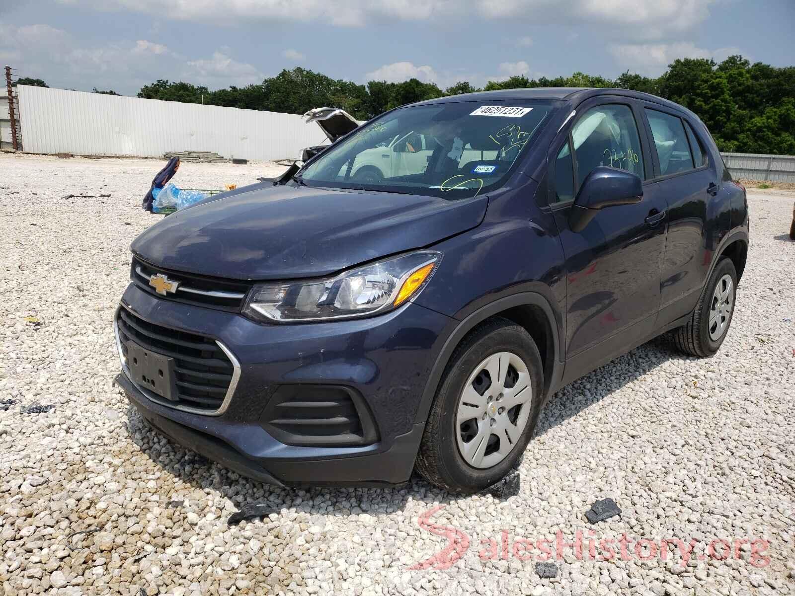 3GNCJKSB7KL153587 2019 CHEVROLET TRAX