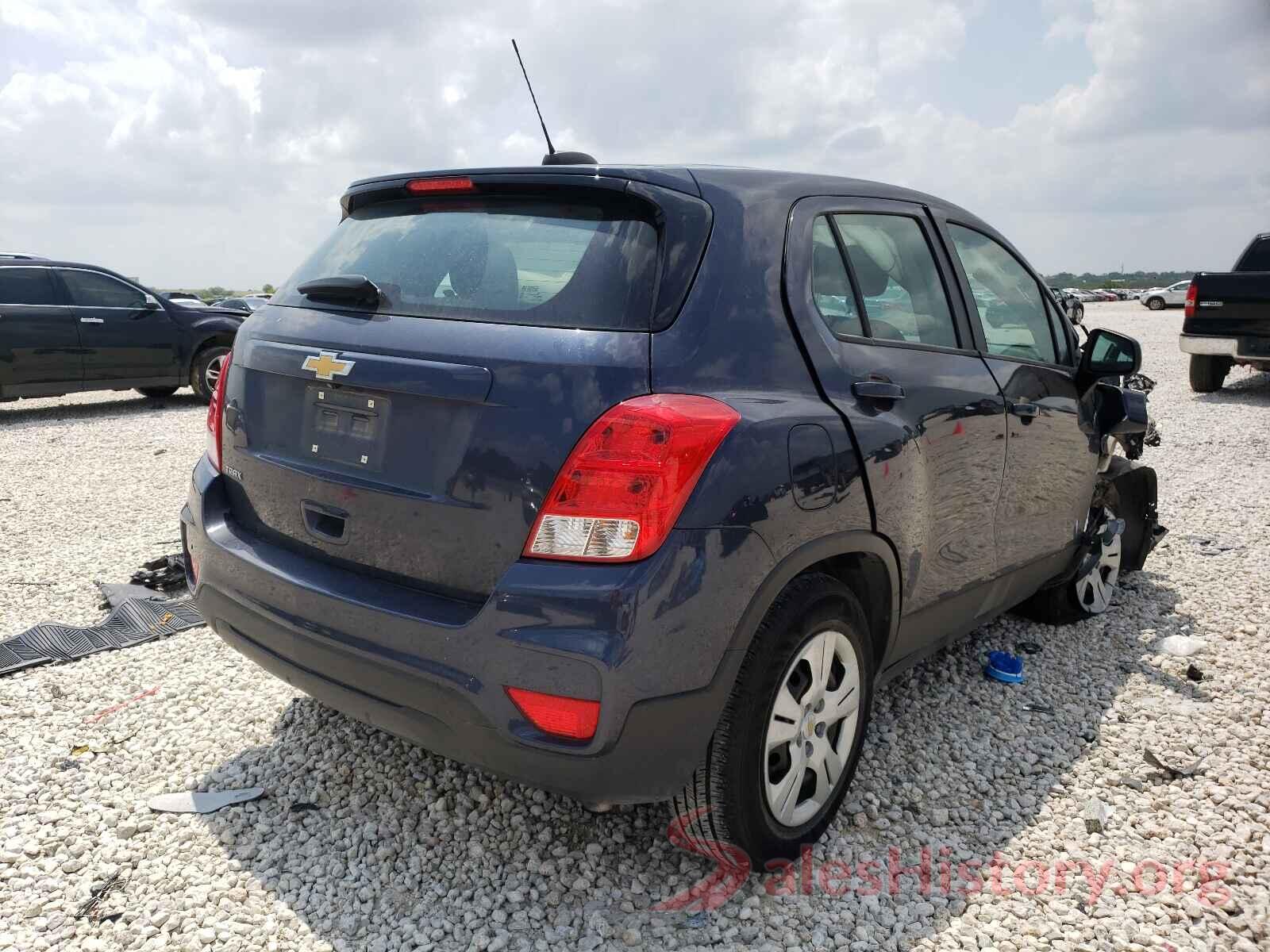 3GNCJKSB7KL153587 2019 CHEVROLET TRAX