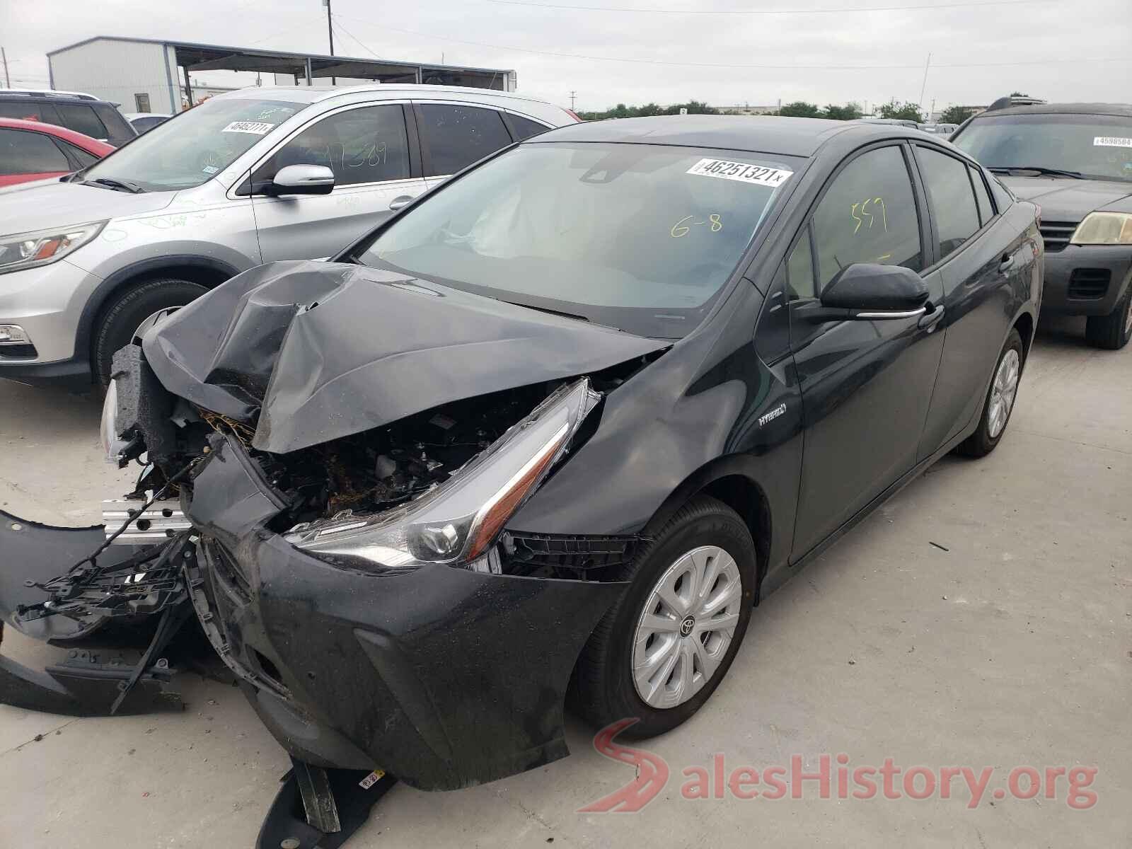 JTDKAMFUXM3145929 2021 TOYOTA PRIUS