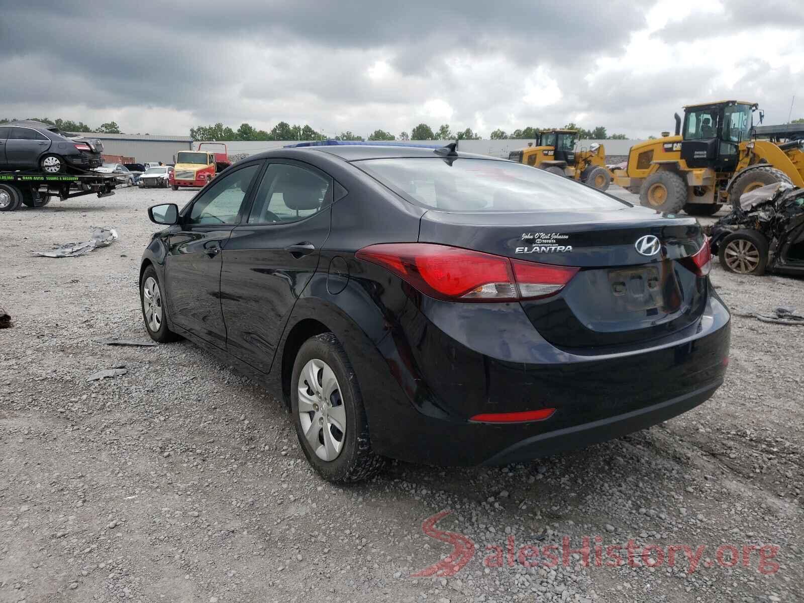 5NPDH4AE4GH733208 2016 HYUNDAI ELANTRA