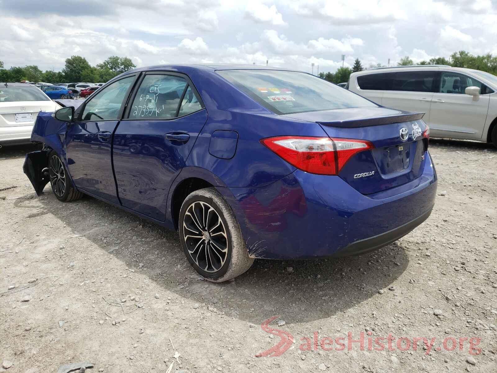 5YFBURHE5GP439082 2016 TOYOTA COROLLA