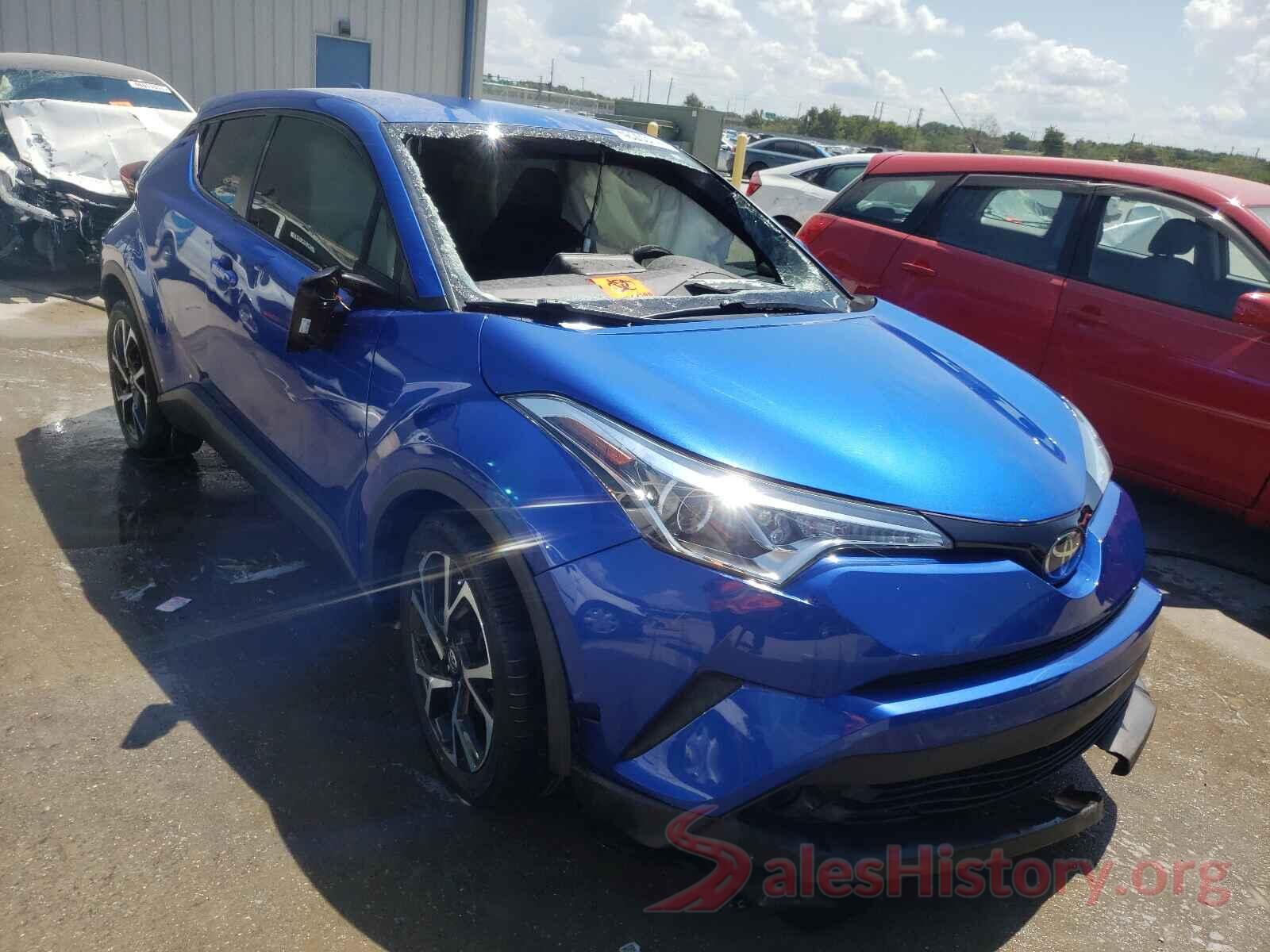 NMTKHMBX6JR014128 2018 TOYOTA C-HR