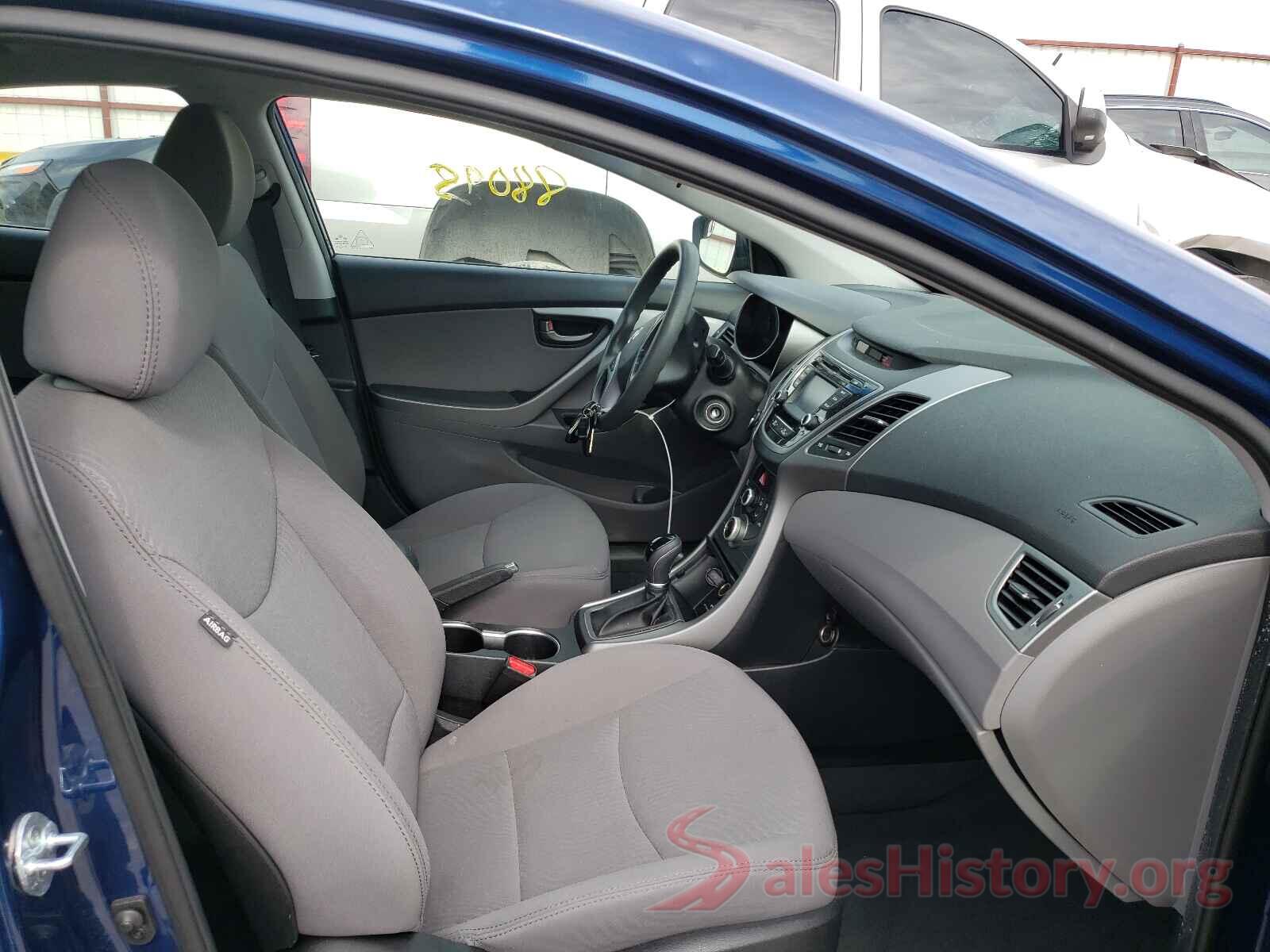 5NPDH4AE7GH680701 2016 HYUNDAI ELANTRA