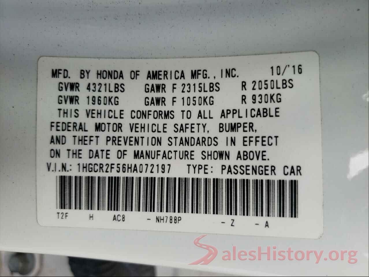 1HGCR2F56HA072197 2017 HONDA ACCORD