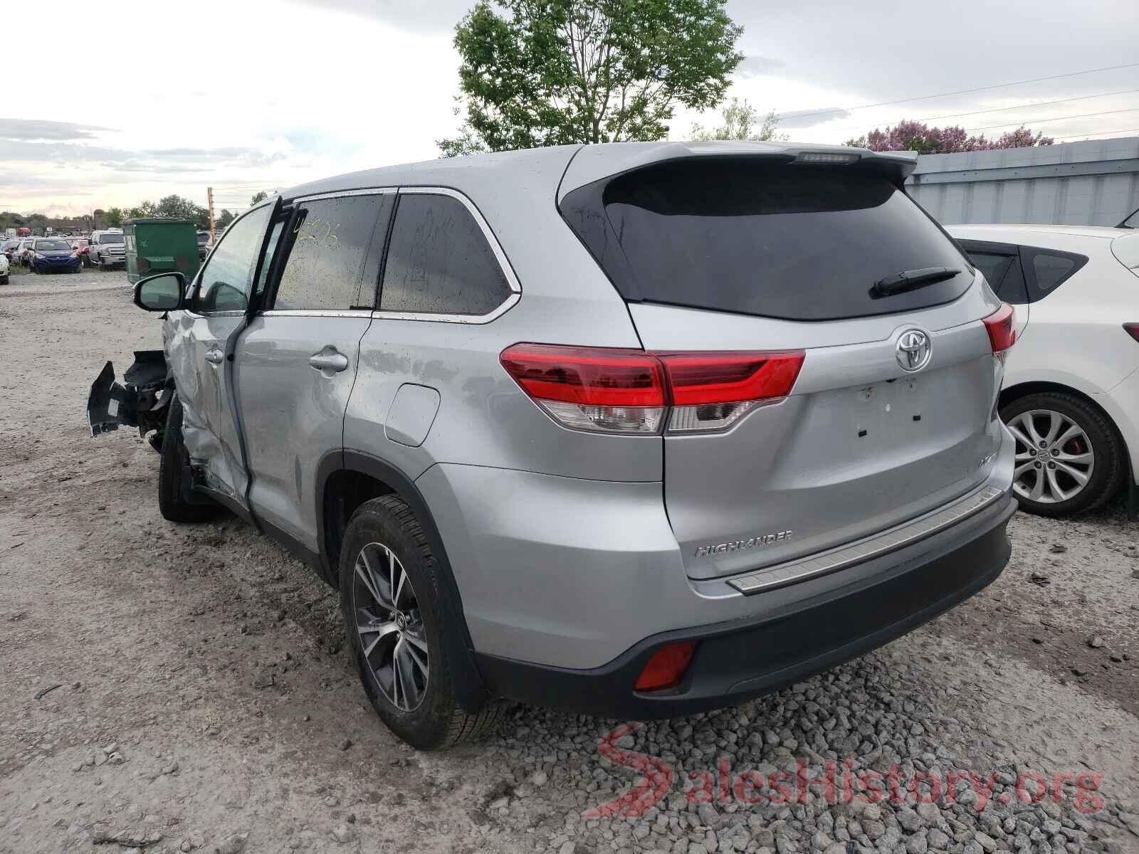 5TDBZRFH5KS994788 2019 TOYOTA HIGHLANDER