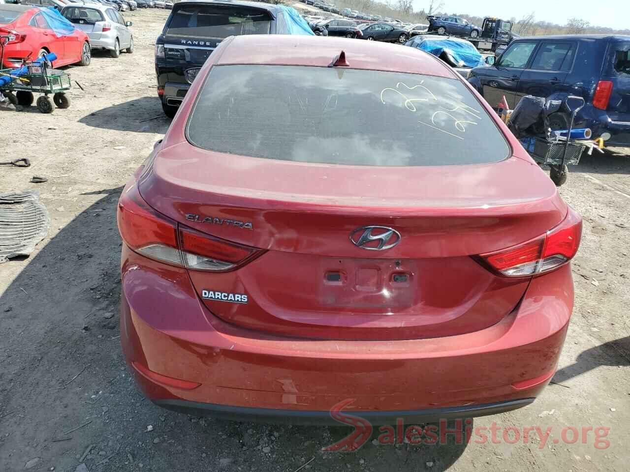 5NPDH4AE0EH536629 2014 HYUNDAI ELANTRA