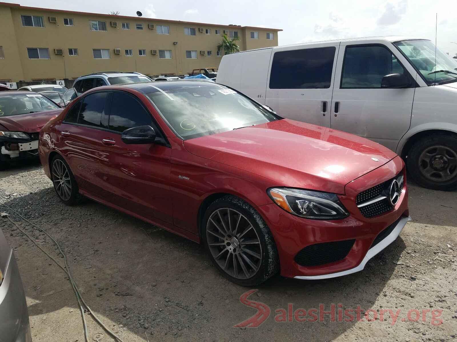 55SWF6EB9HU189586 2017 MERCEDES-BENZ C CLASS