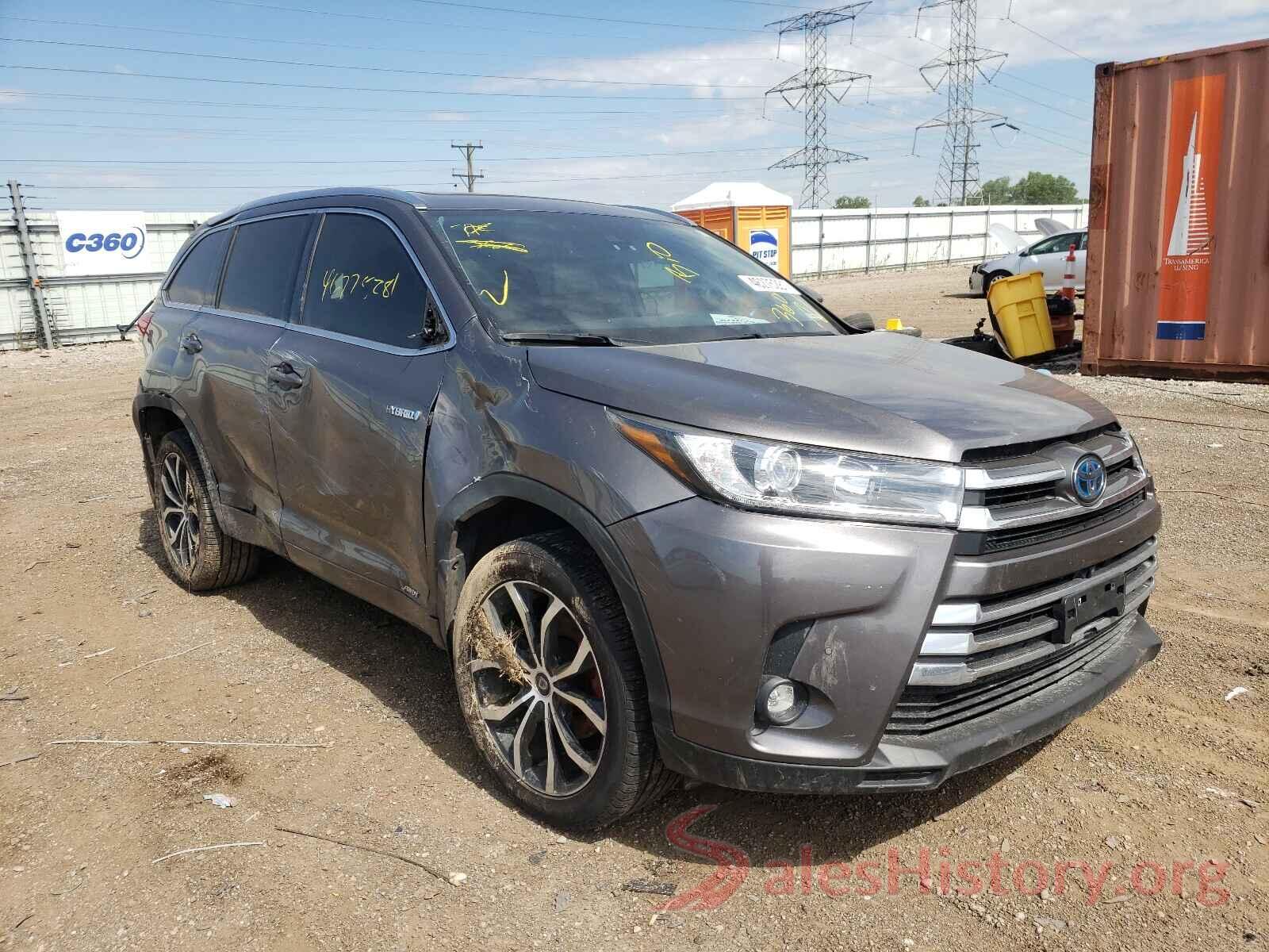 5TDDGRFHXKS070779 2019 TOYOTA HIGHLANDER