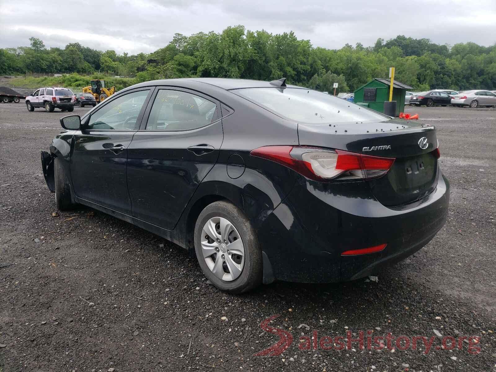 5NPDH4AE8GH771816 2016 HYUNDAI ELANTRA