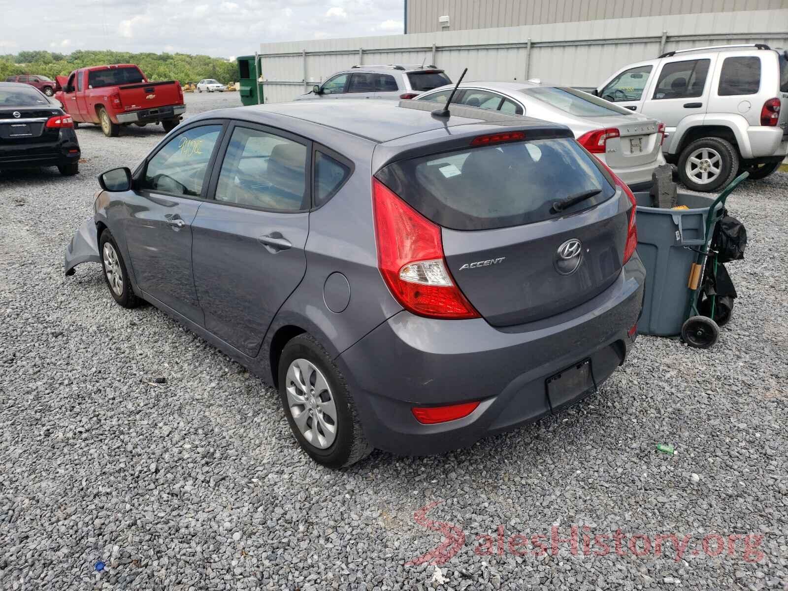 KMHCT5AE2HU316642 2017 HYUNDAI ACCENT