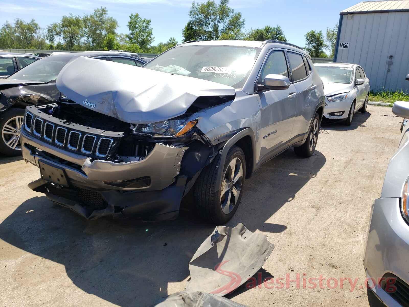 3C4NJCBB1KT637438 2019 JEEP COMPASS