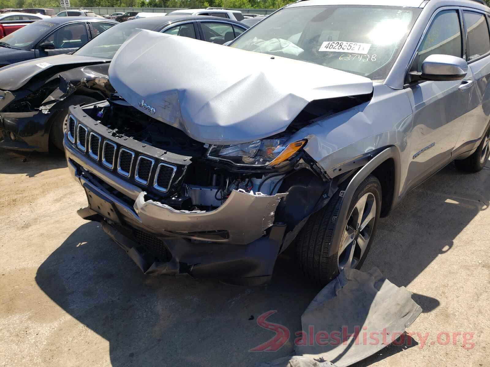 3C4NJCBB1KT637438 2019 JEEP COMPASS