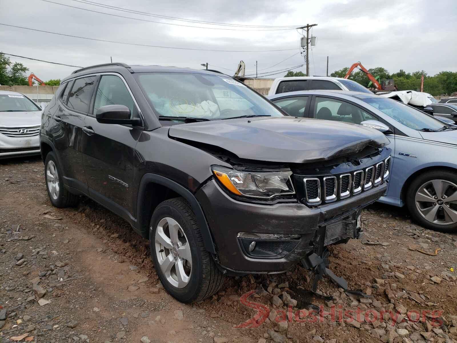 3C4NJDBB1KT629023 2019 JEEP COMPASS