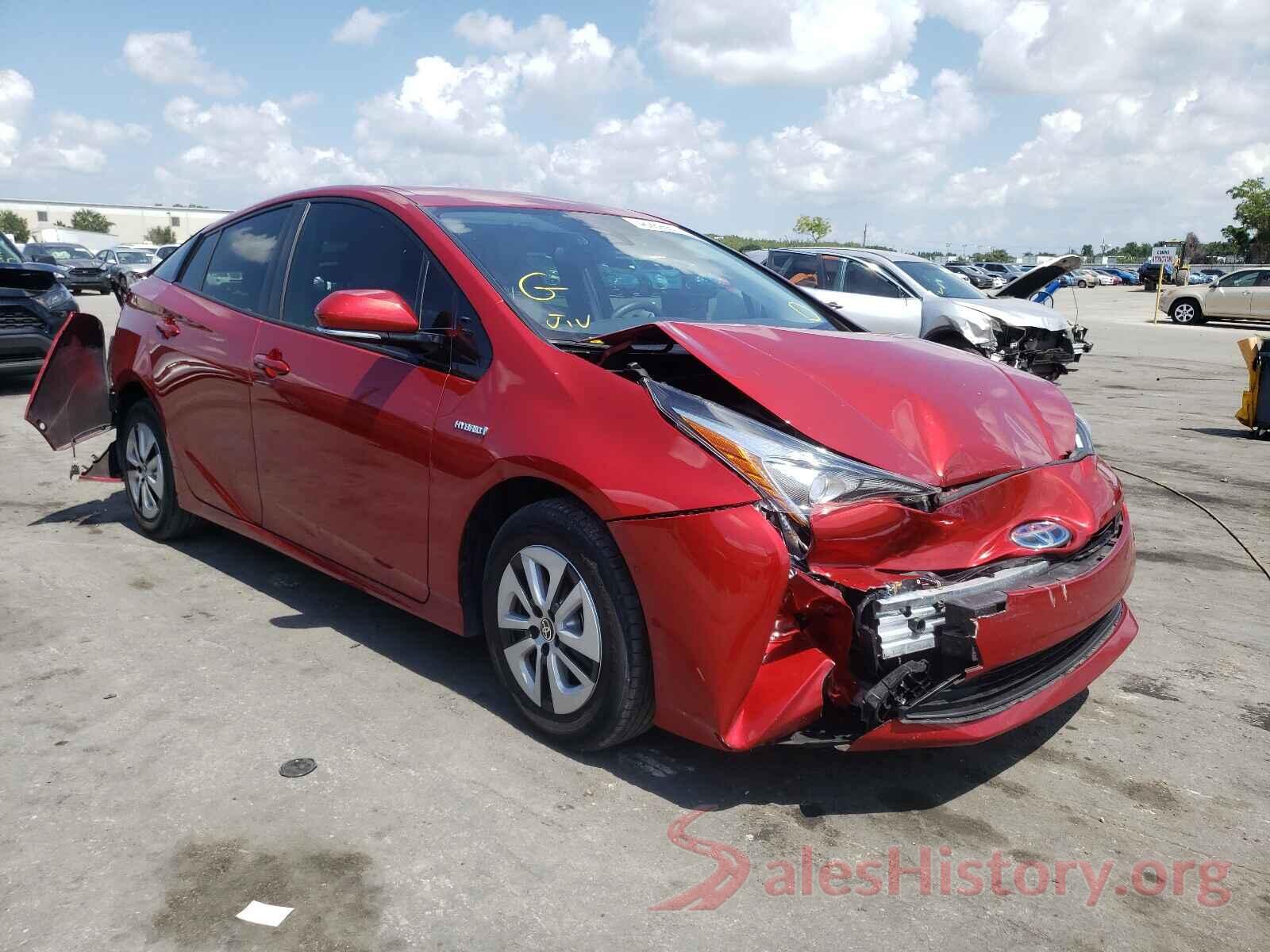 JTDKBRFU7J3079202 2018 TOYOTA PRIUS