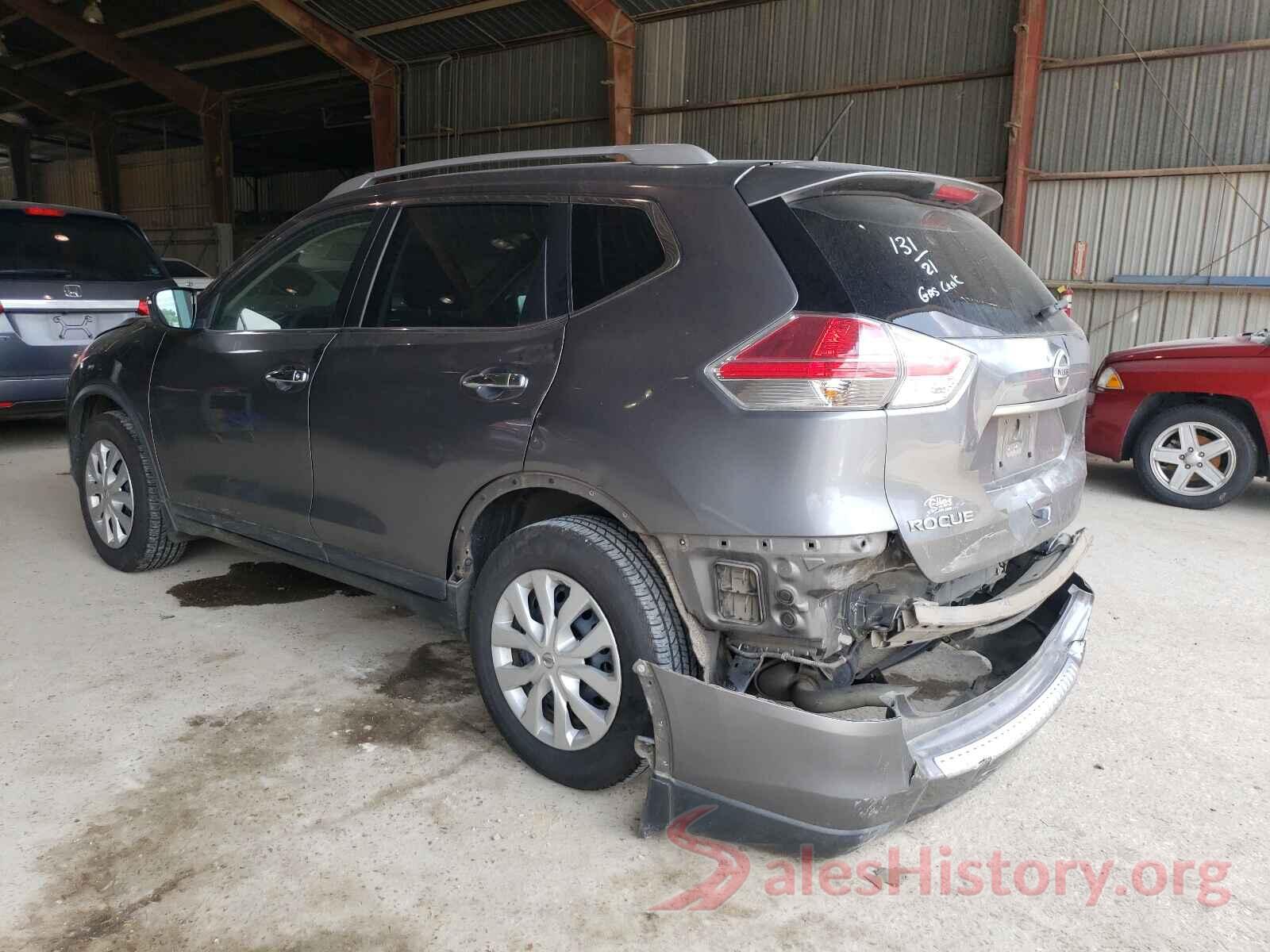 KNMAT2MT5GP721850 2016 NISSAN ROGUE