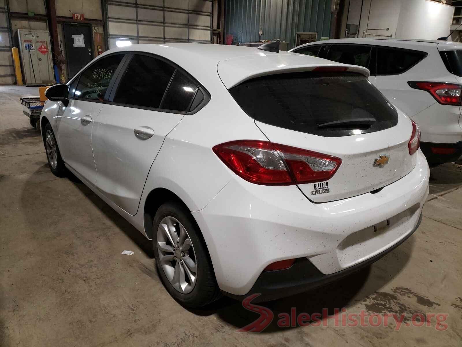 3G1BC6SM6KS581107 2019 CHEVROLET CRUZE