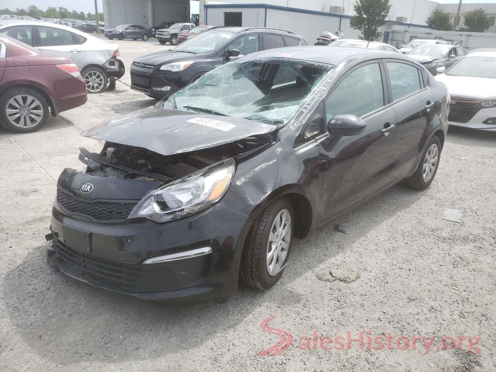 KNADM4A3XH6100876 2017 KIA RIO