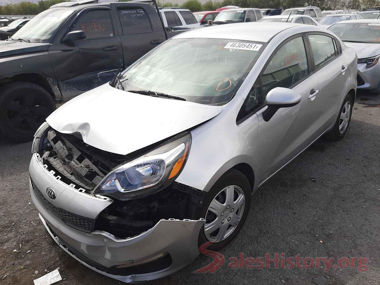 KNADM4A38H6006091 2016 KIA RIO