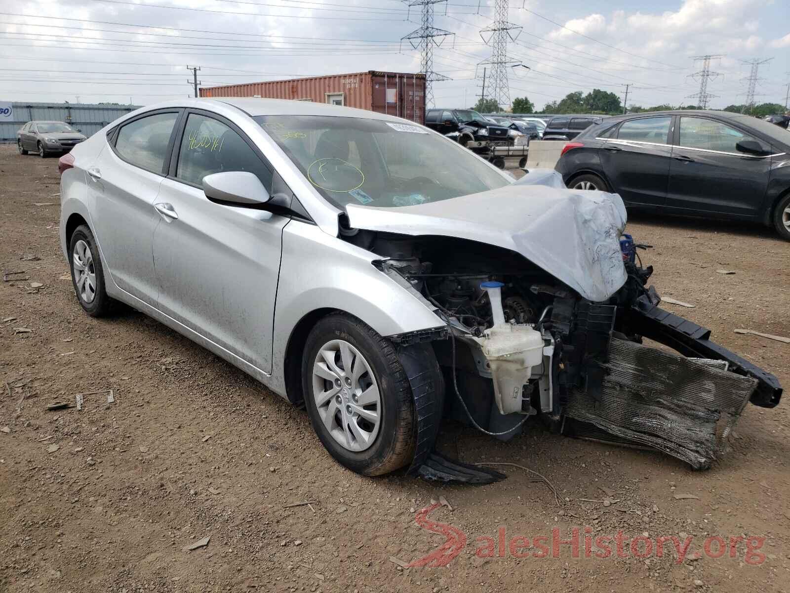 5NPDH4AE9GH758993 2016 HYUNDAI ELANTRA