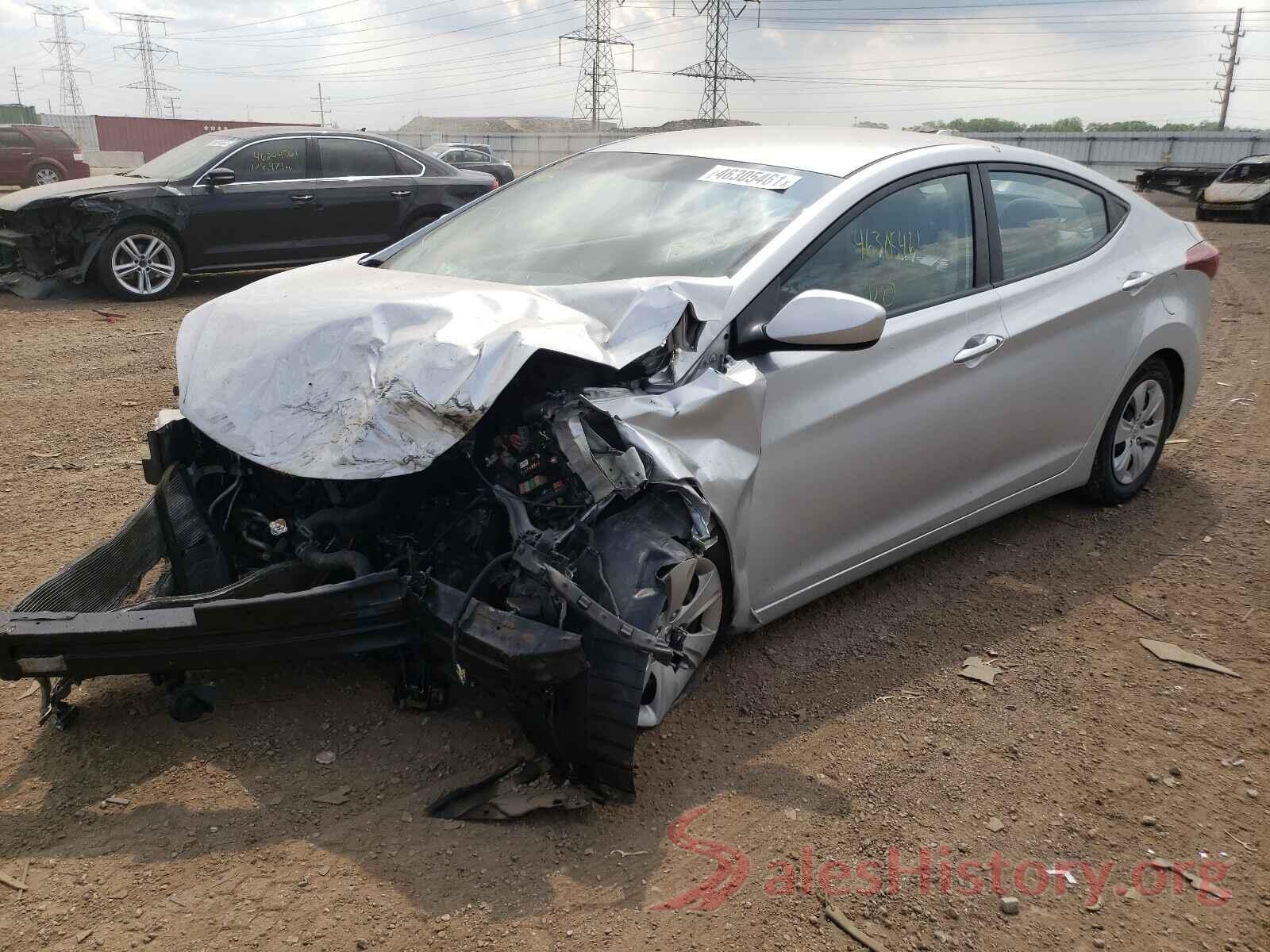 5NPDH4AE9GH758993 2016 HYUNDAI ELANTRA