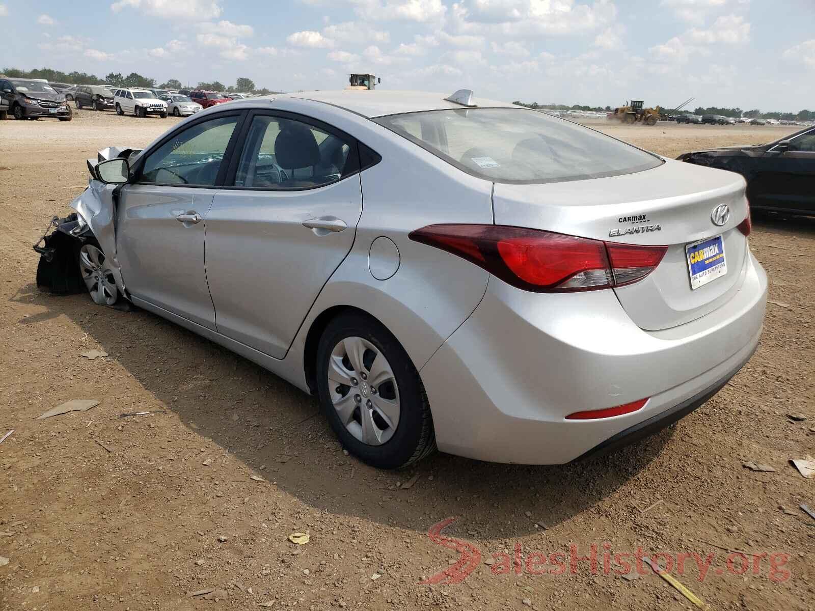 5NPDH4AE9GH758993 2016 HYUNDAI ELANTRA