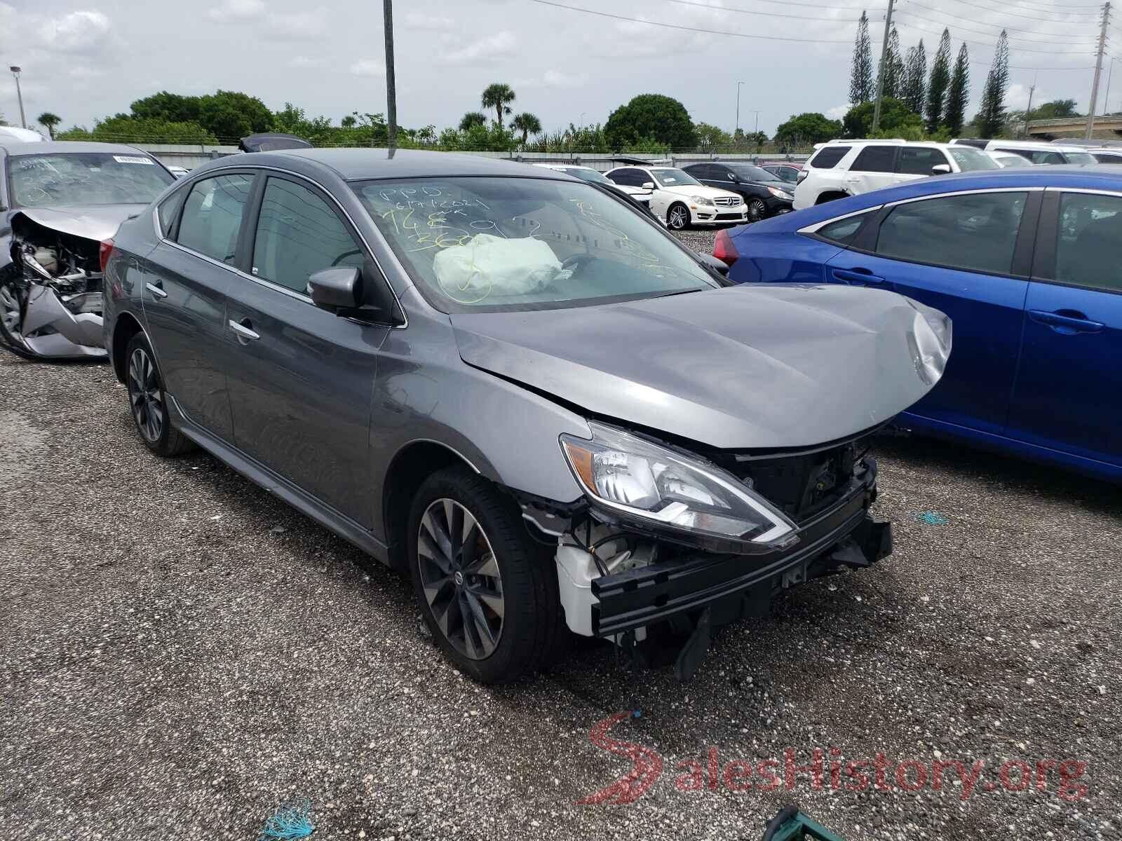 3N1AB7AP8KY281592 2019 NISSAN SENTRA