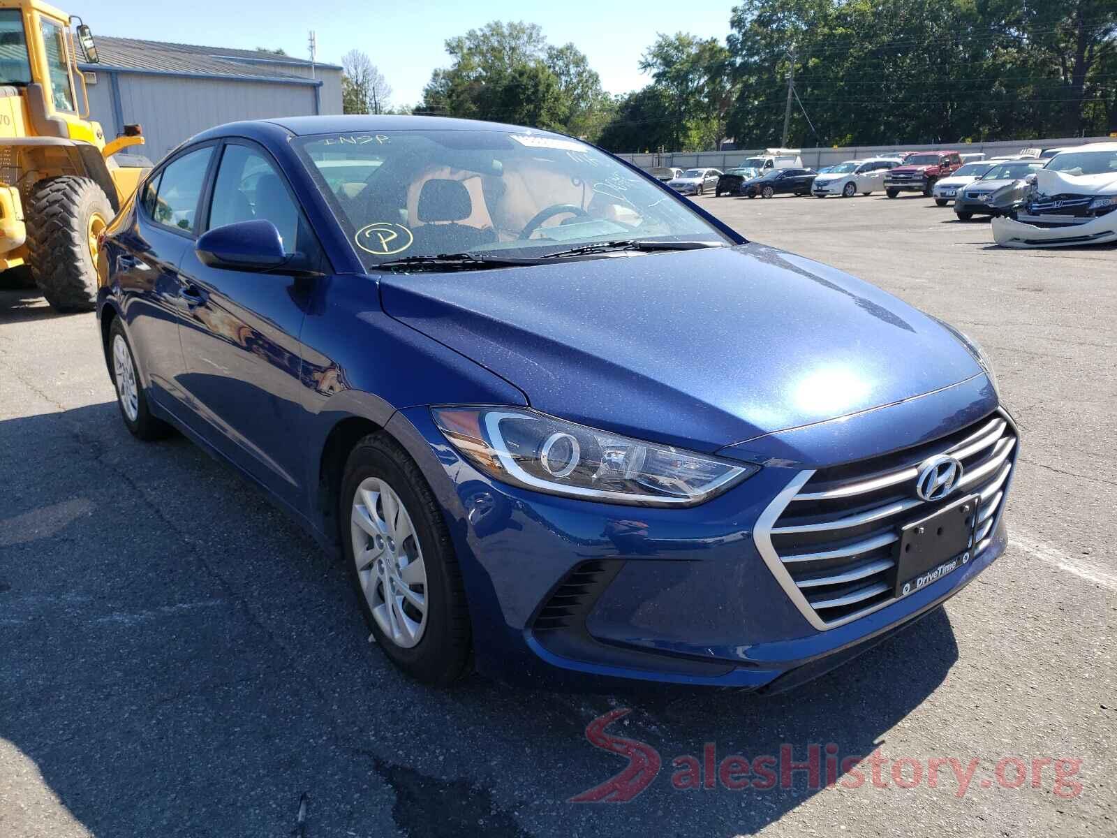 5NPD74LF3HH195580 2017 HYUNDAI ELANTRA