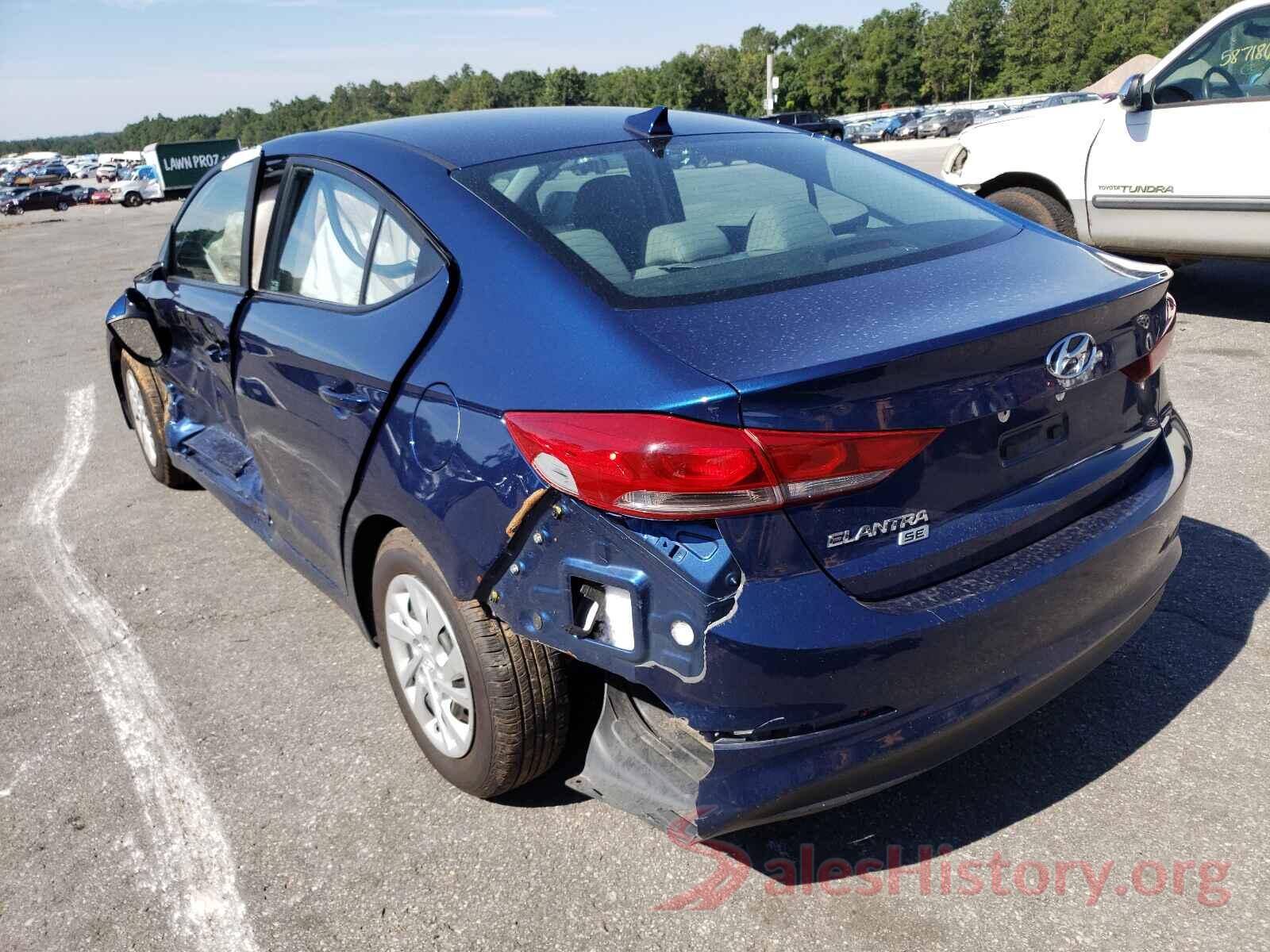 5NPD74LF3HH195580 2017 HYUNDAI ELANTRA