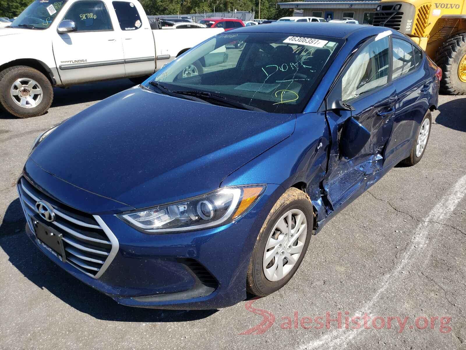 5NPD74LF3HH195580 2017 HYUNDAI ELANTRA