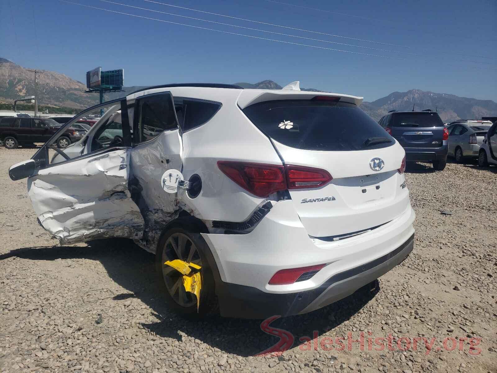 5NMZWDLA7JH100812 2018 HYUNDAI SANTA FE