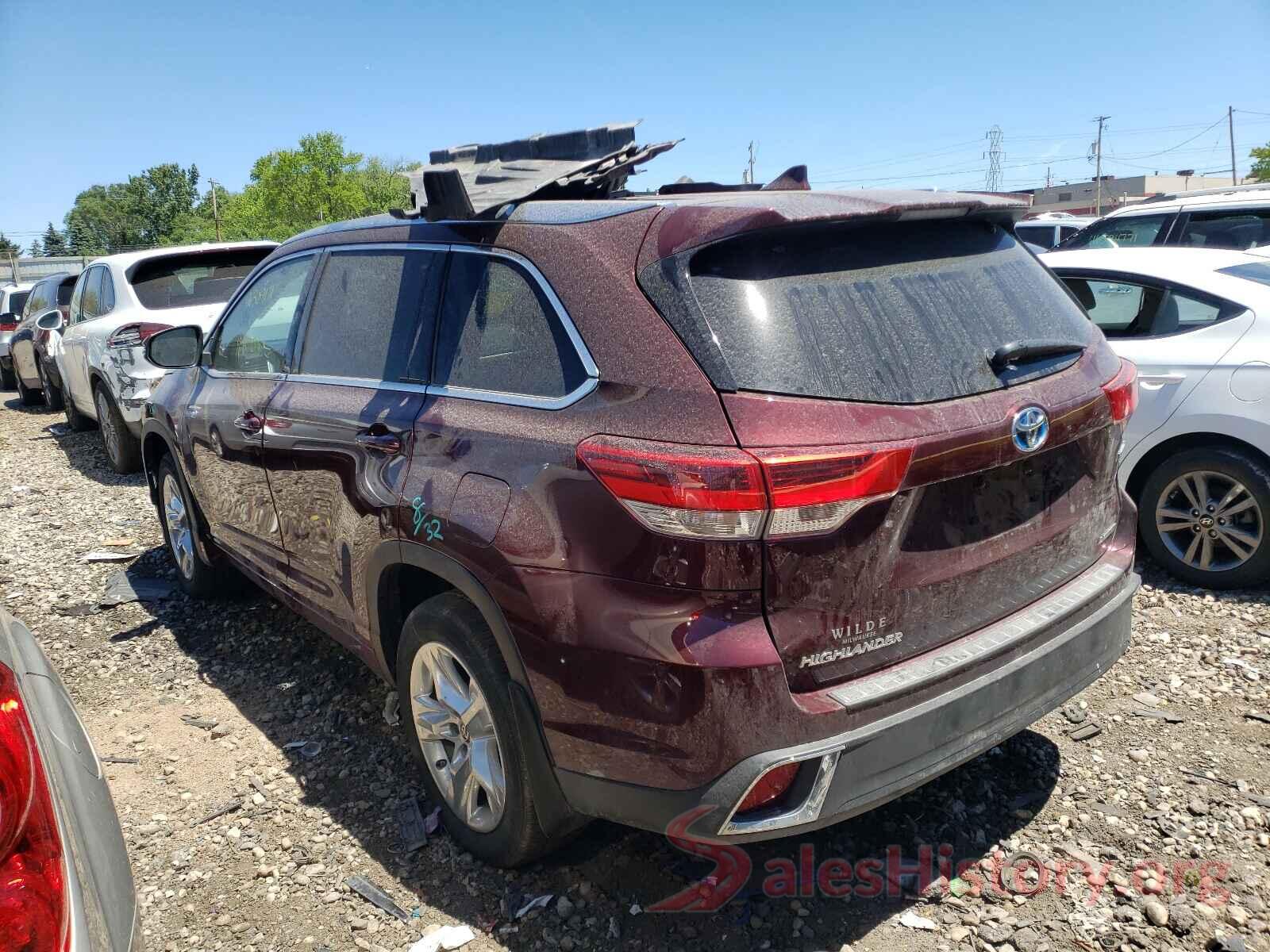 5TDDGRFH1KS077927 2019 TOYOTA HIGHLANDER