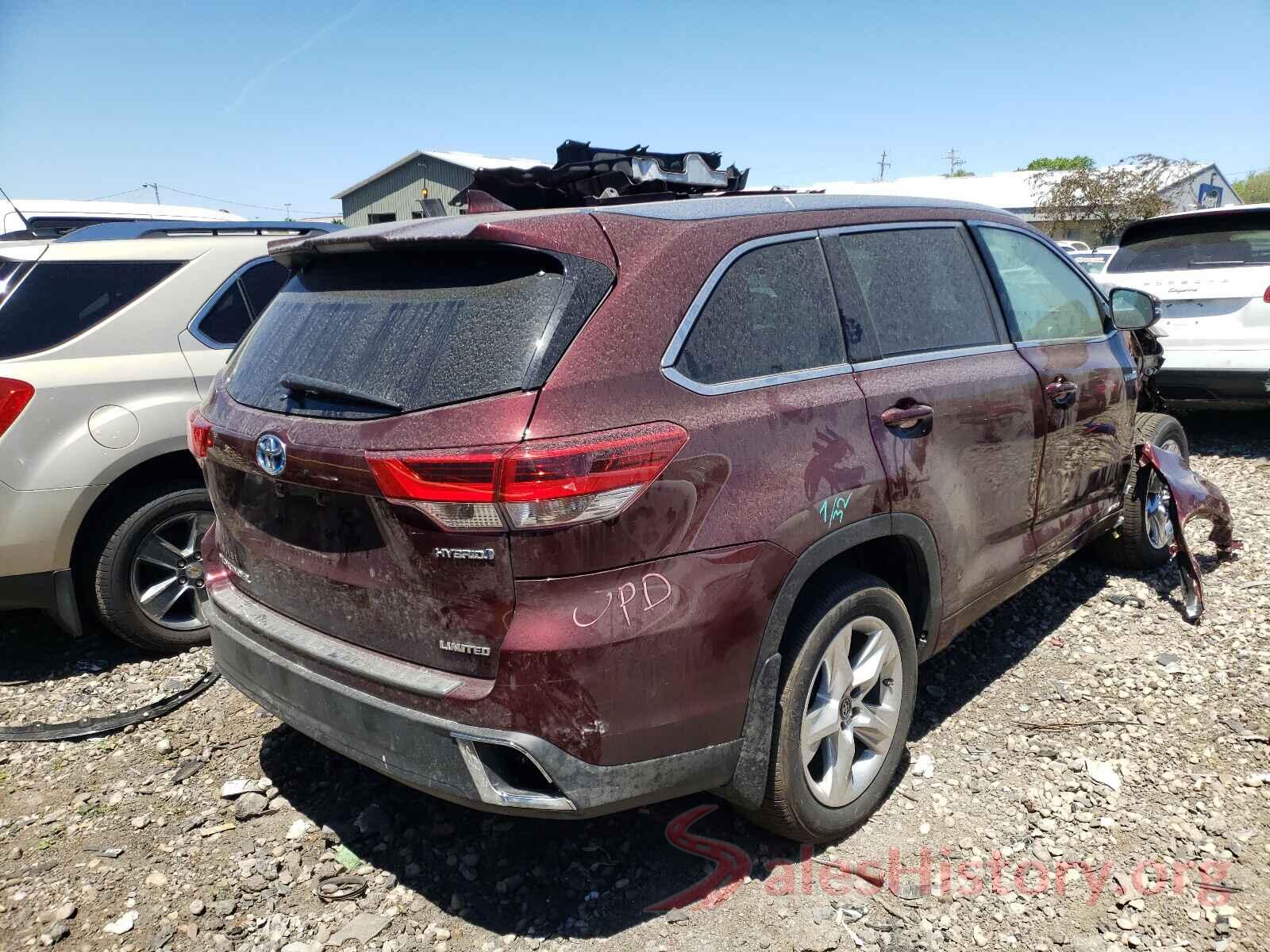 5TDDGRFH1KS077927 2019 TOYOTA HIGHLANDER