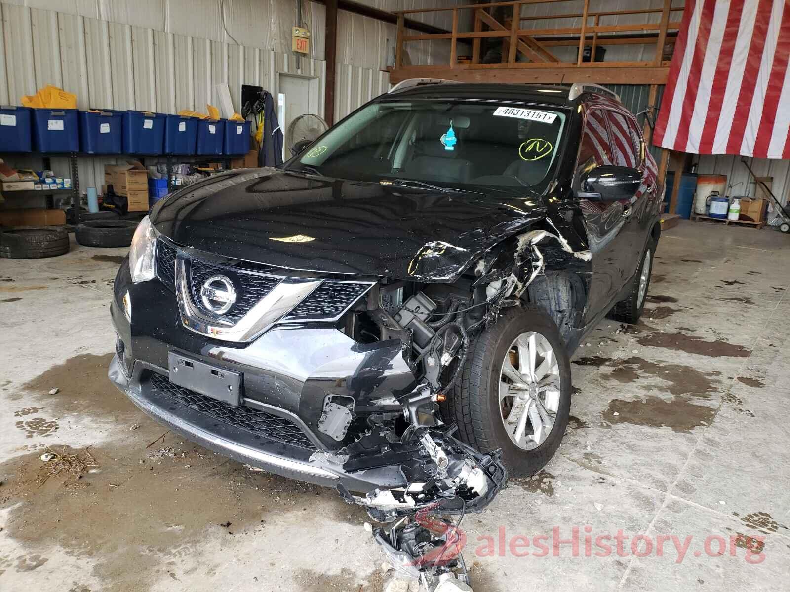 KNMAT2MV8GP603700 2016 NISSAN ROGUE