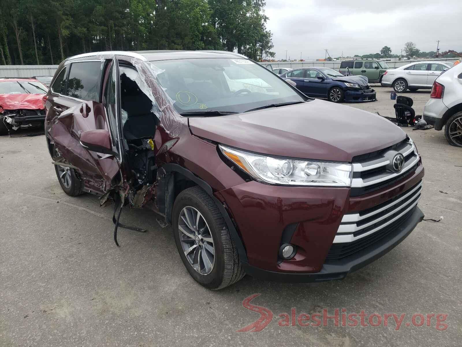 5TDKZRFHXKS364880 2019 TOYOTA HIGHLANDER