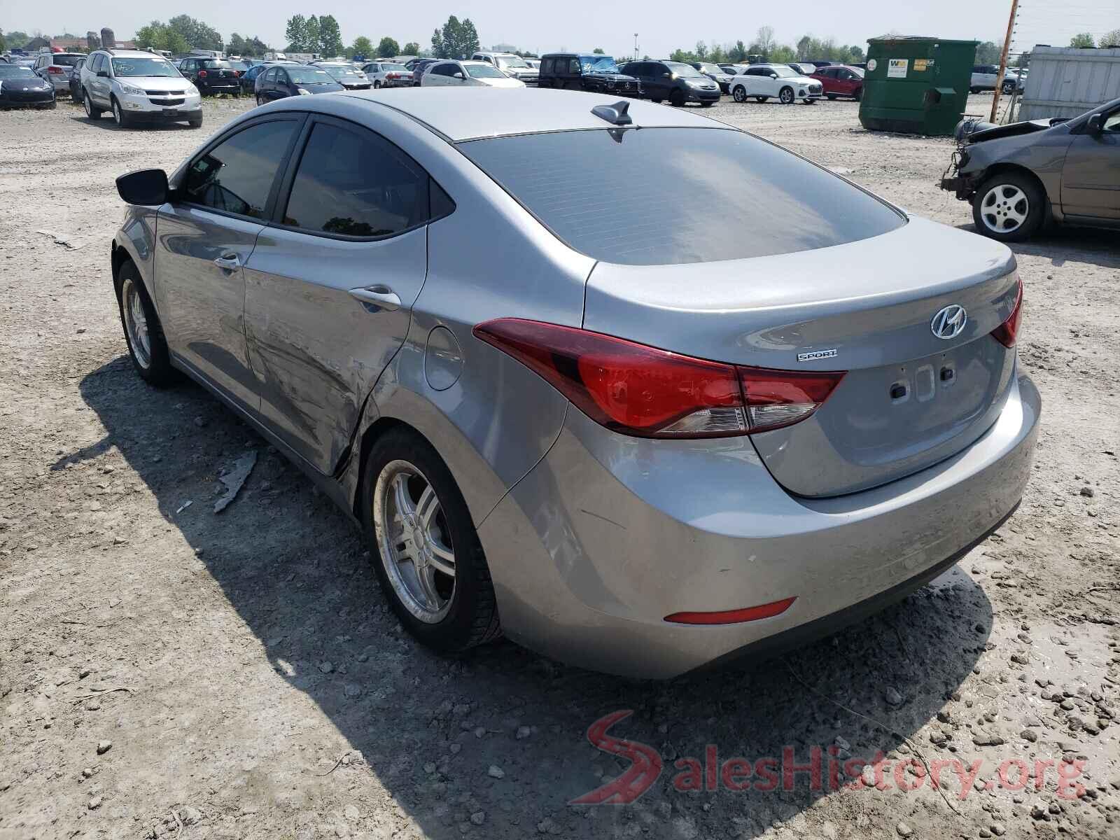 KMHDH4AE9GU528887 2016 HYUNDAI ELANTRA