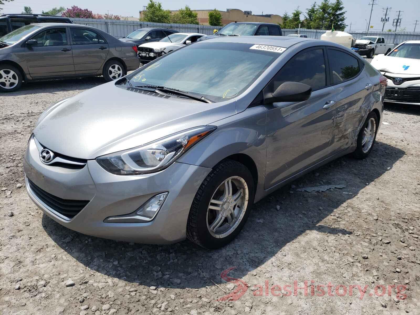 KMHDH4AE9GU528887 2016 HYUNDAI ELANTRA