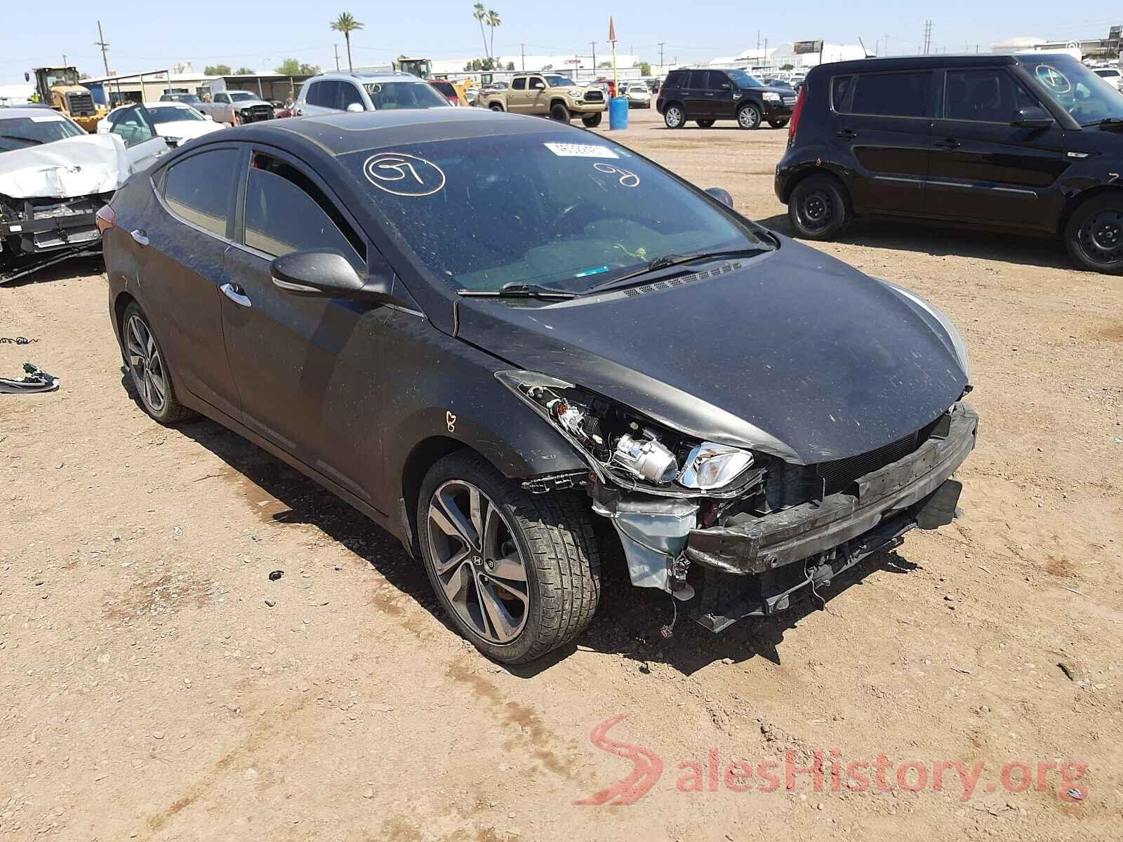 KMHDH4AE8GU554834 2016 HYUNDAI ELANTRA