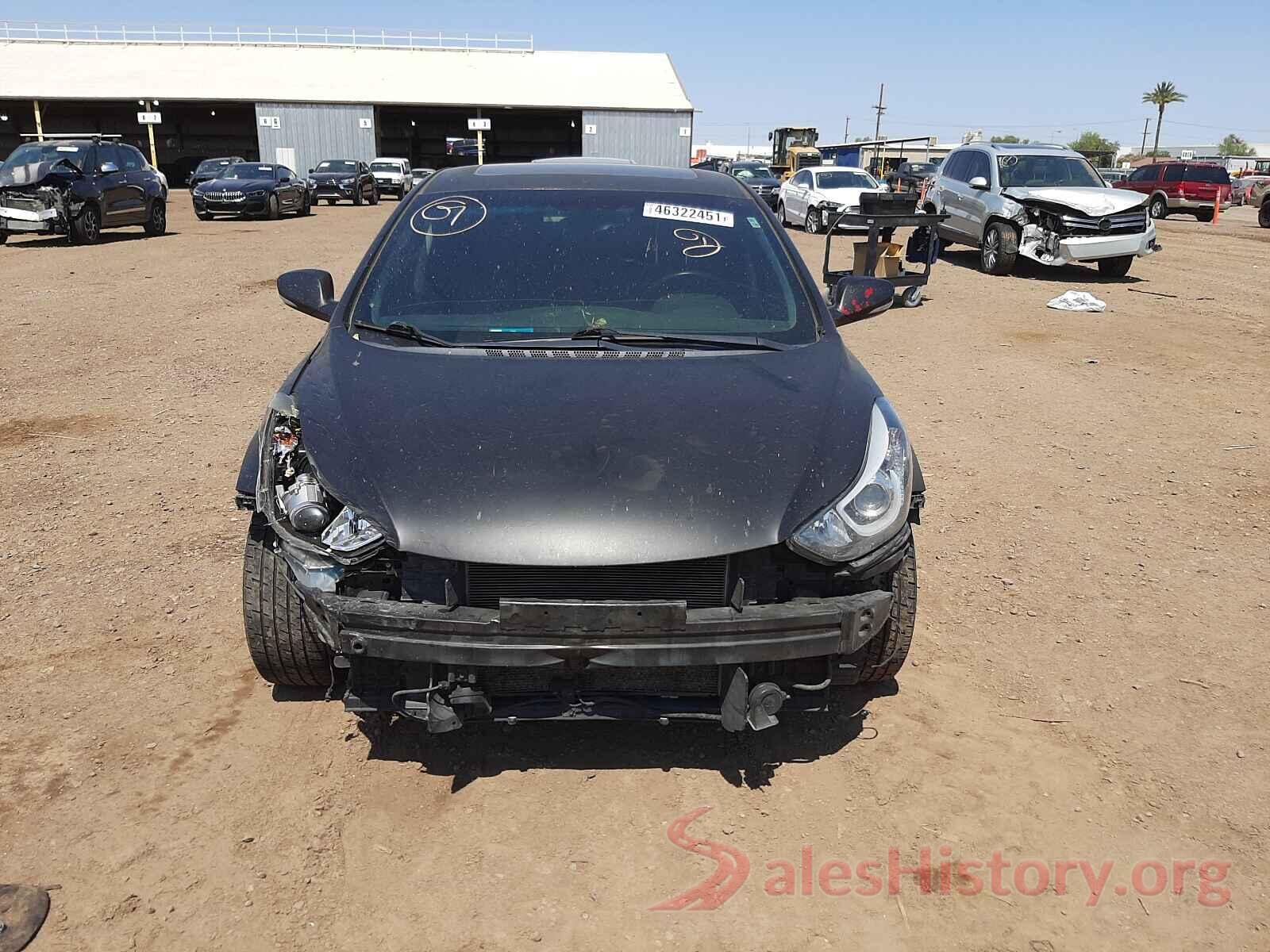 KMHDH4AE8GU554834 2016 HYUNDAI ELANTRA