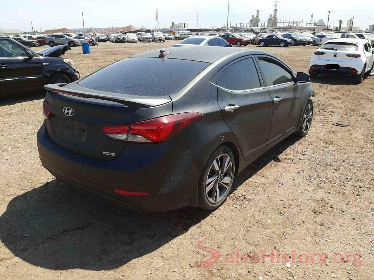 KMHDH4AE8GU554834 2016 HYUNDAI ELANTRA