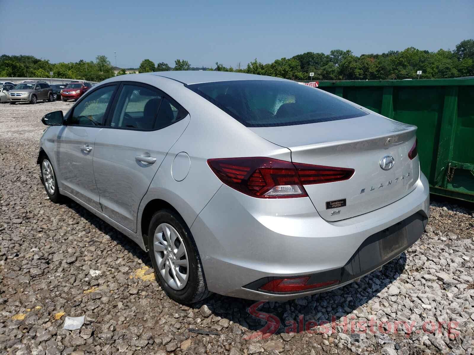 5NPD74LF0KH453450 2019 HYUNDAI ELANTRA