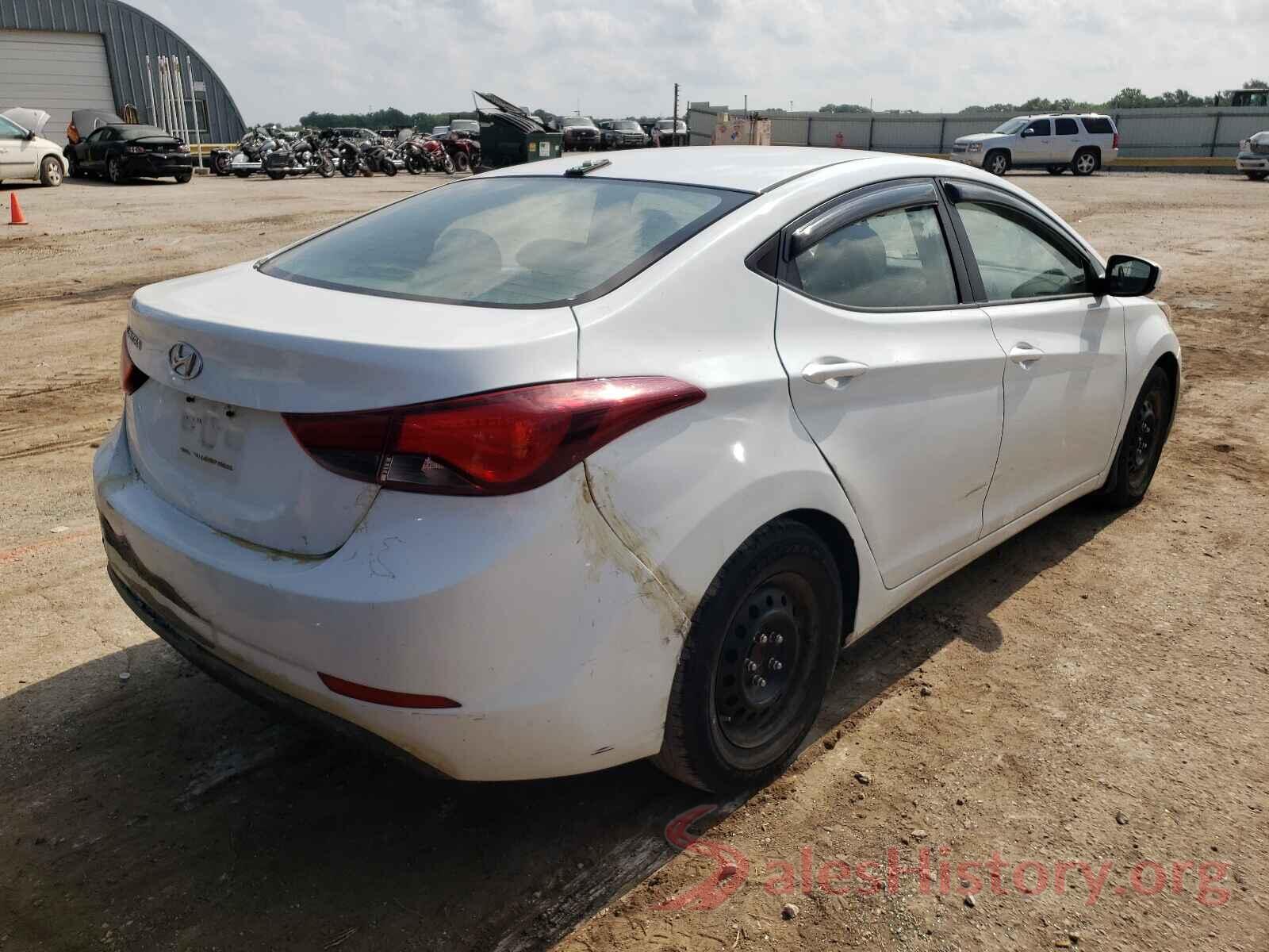 5NPDH4AE2GH747320 2016 HYUNDAI ELANTRA