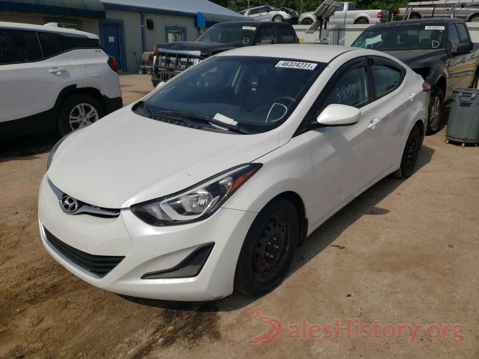 5NPDH4AE2GH747320 2016 HYUNDAI ELANTRA