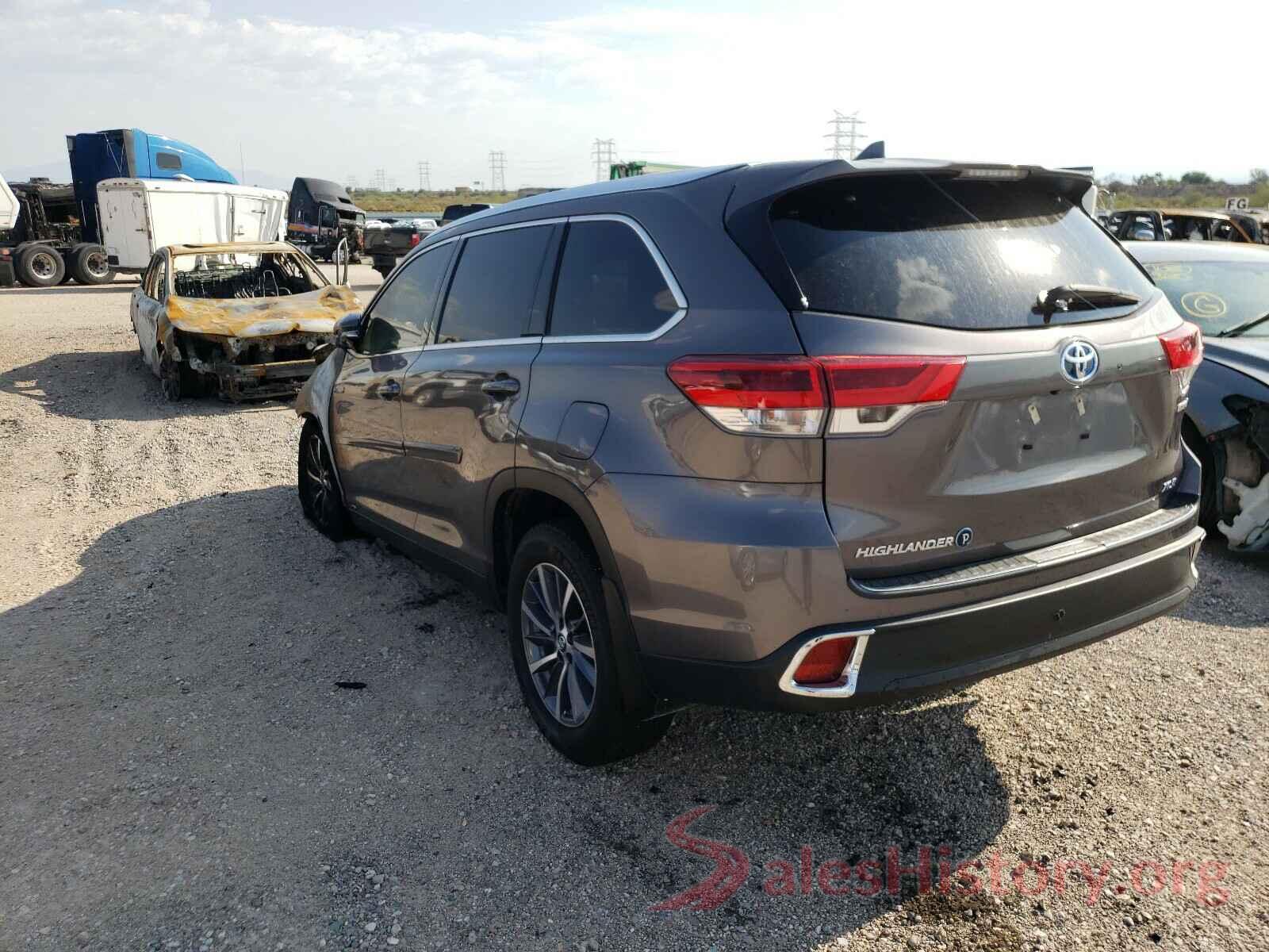 5TDJGRFH2KS065952 2019 TOYOTA HIGHLANDER